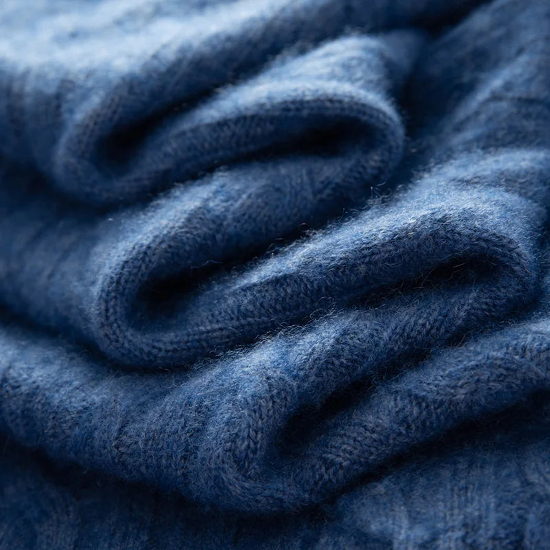 Graham Cashmere Zip Sweater