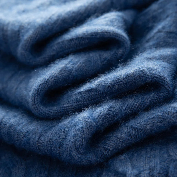 Graham Cashmere Zip Sweater