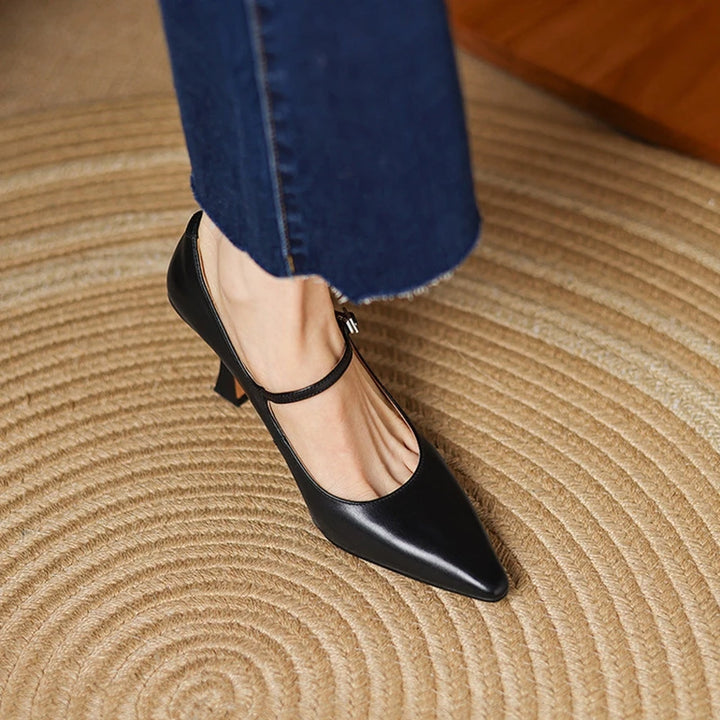 Dana Genuine Leather Heels