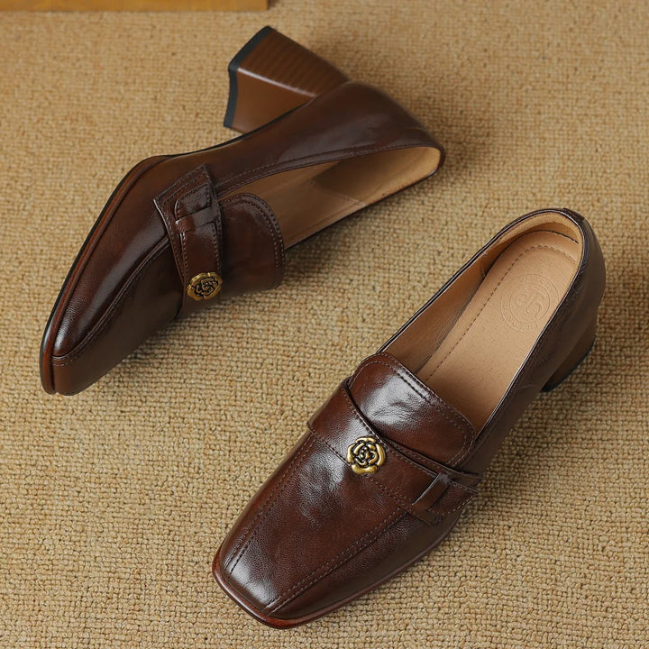 Lucia Genuine Leather Heels