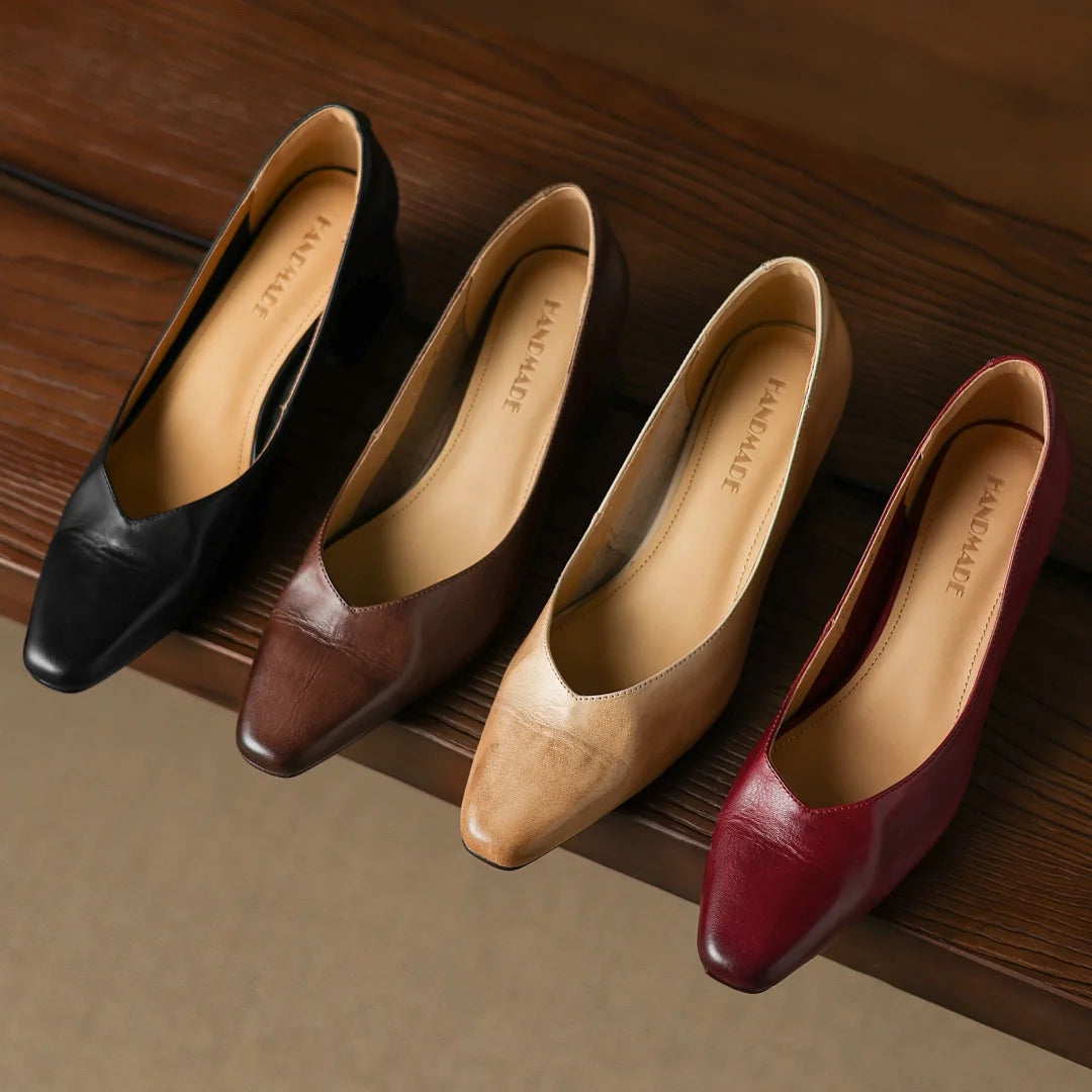 Renee Genuine Leather Heels