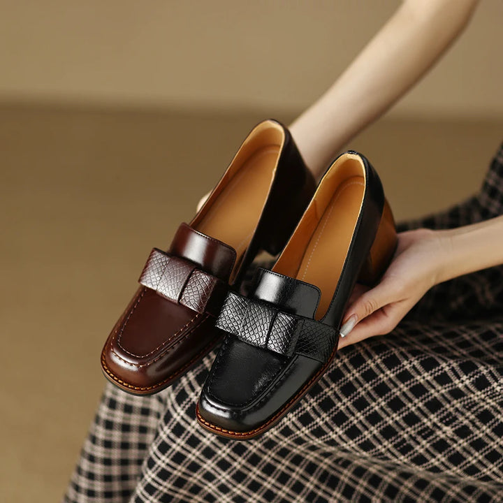 Maribel Genuine Leather Heels