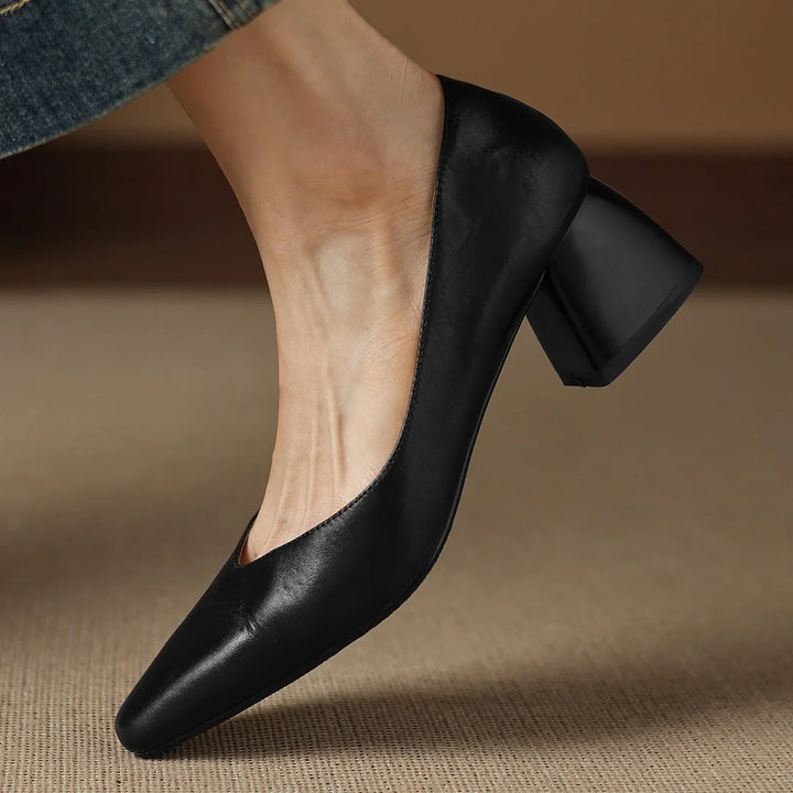 Renee Genuine Leather Heels