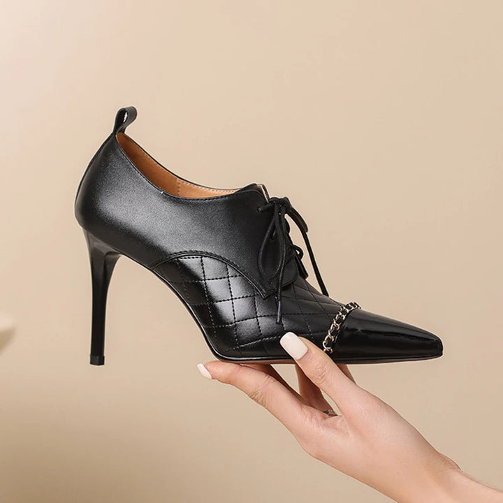Monroe Genuine Leather Heels