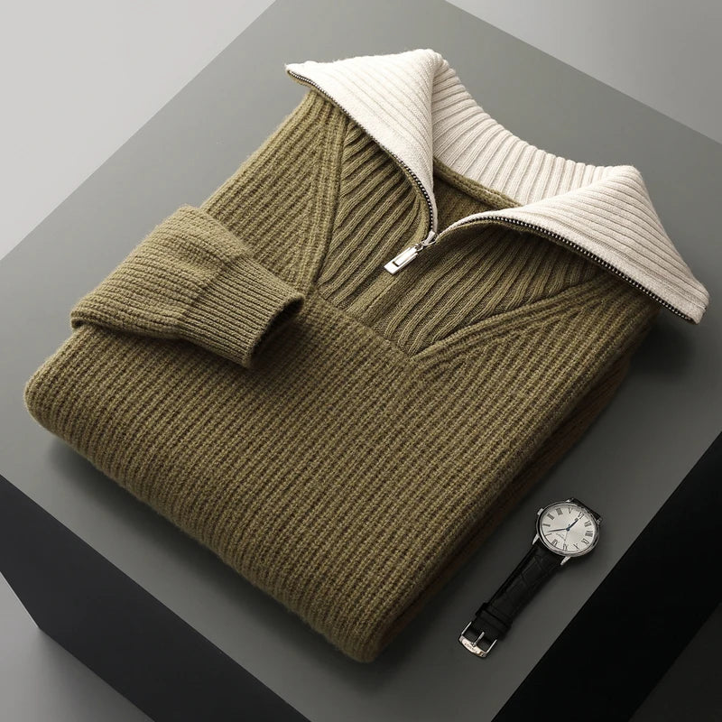 Thornton Merino Zip Sweater
