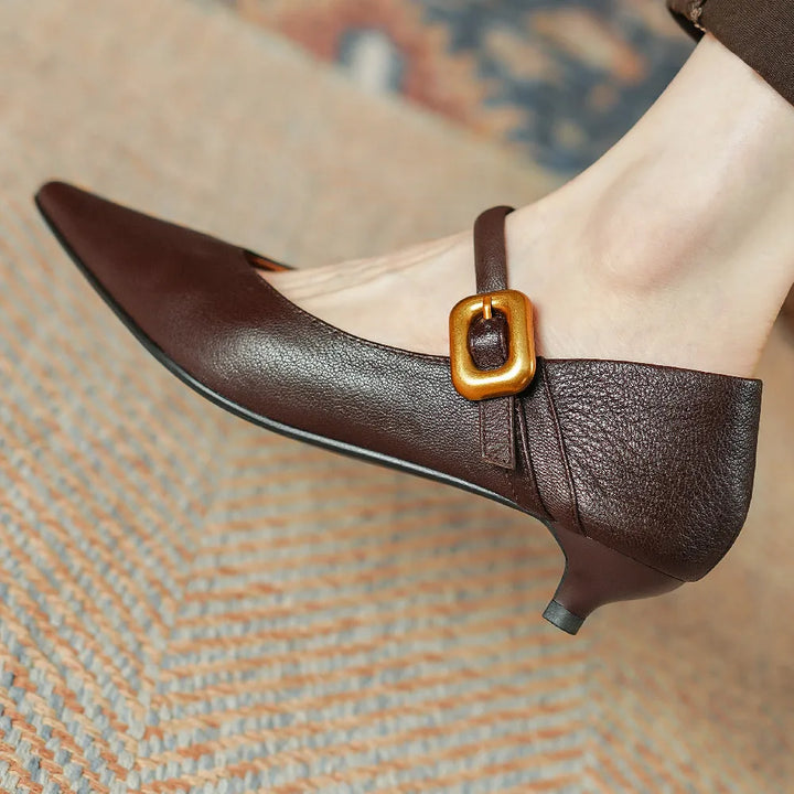 Juliette Genuine Leather Heels