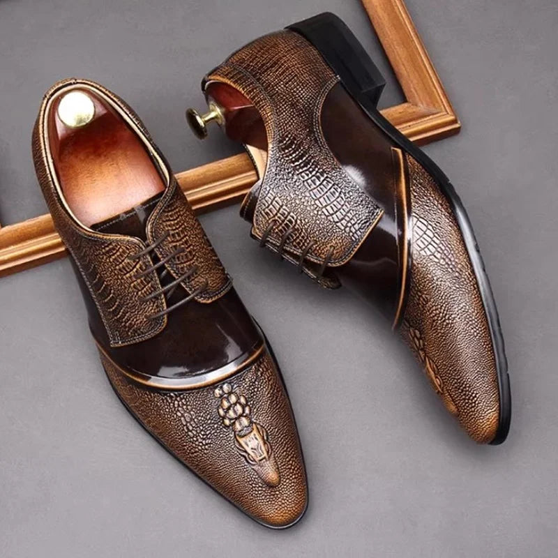 Massimo Genuine Leather Oxford