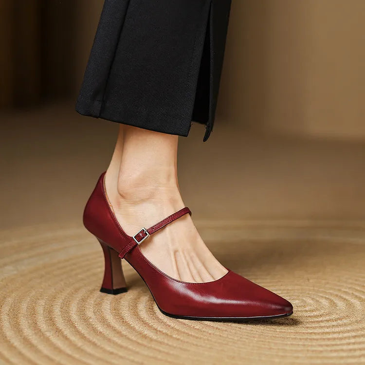 Dana Genuine Leather Heels