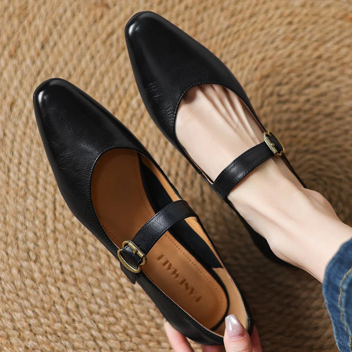 Nessa Genuine Leather Heels