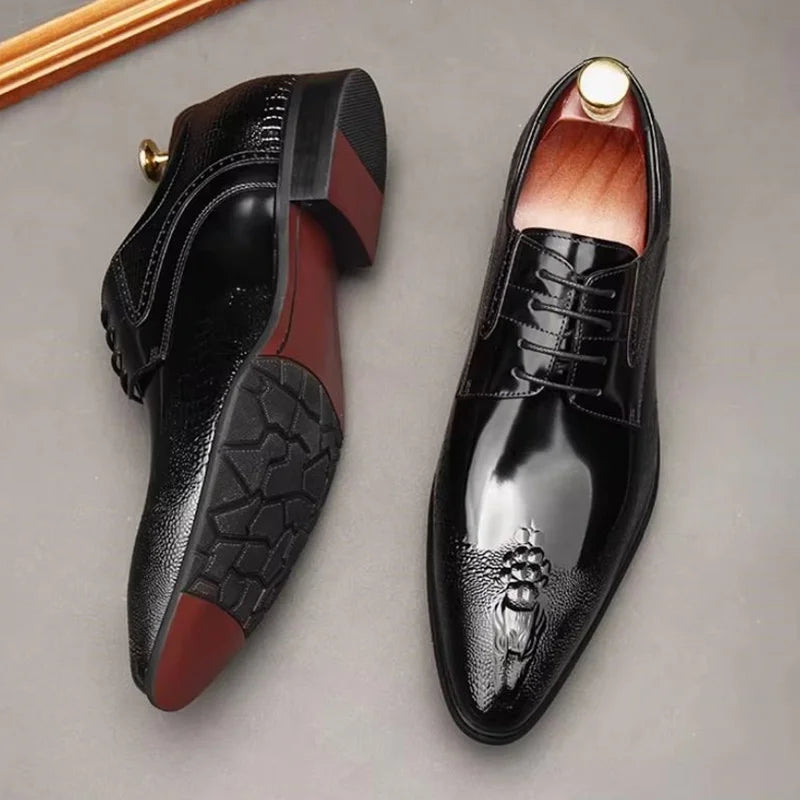Zanetti Genuine Leather Oxford