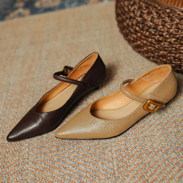 Juliette Genuine Leather Heels