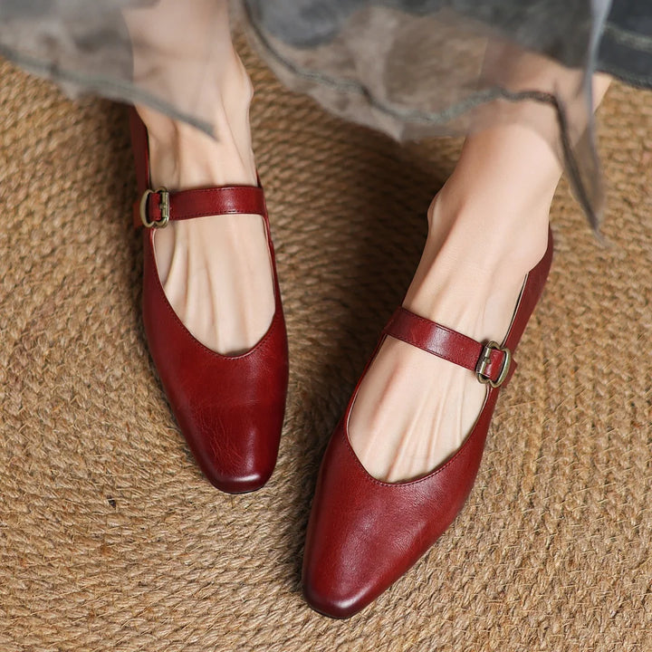 Nessa Genuine Leather Heels