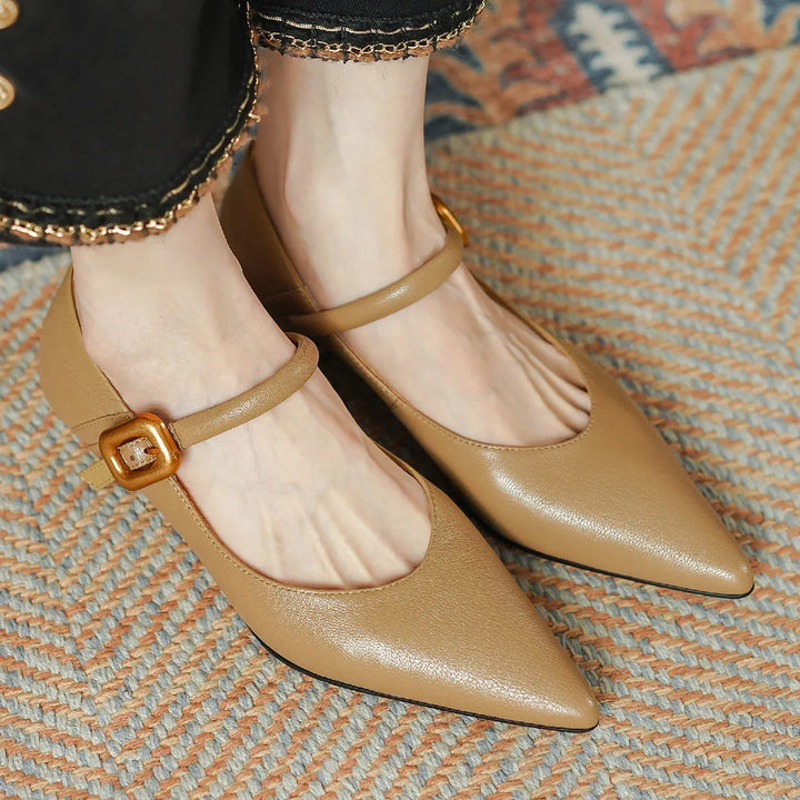 Juliette Genuine Leather Heels