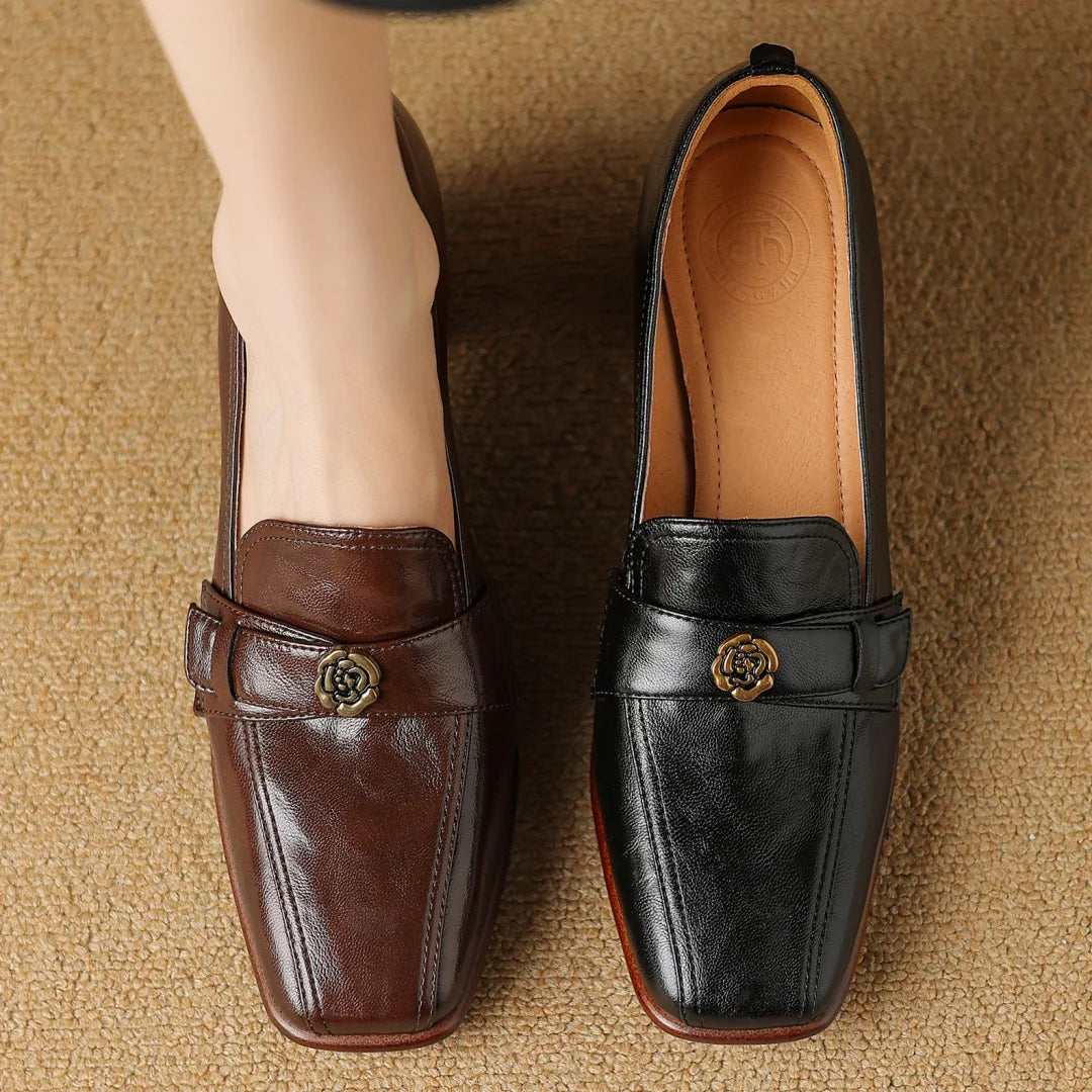 Lucia Genuine Leather Heels