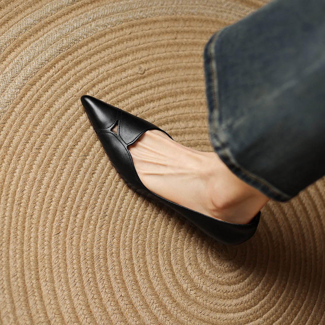 Maya Genuine Leather Heels