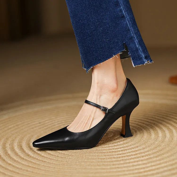 Dana Genuine Leather Heels