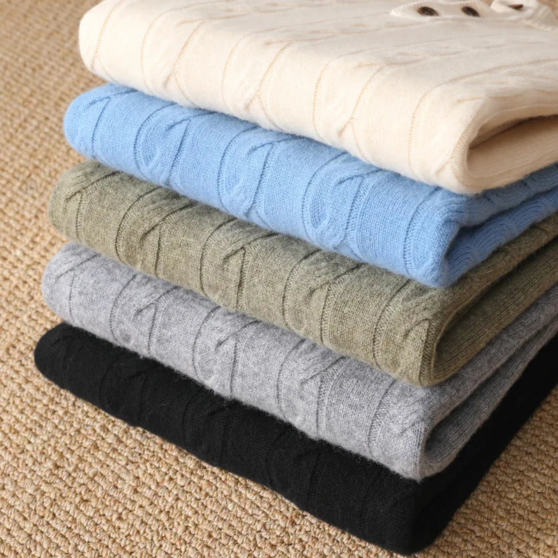 Alden Merino Button Sweater
