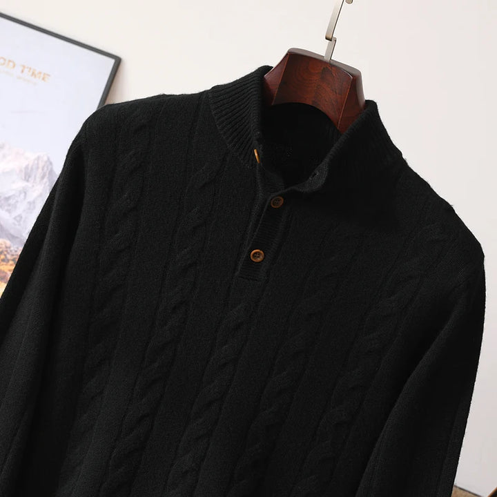 Alden Merino Button Sweater