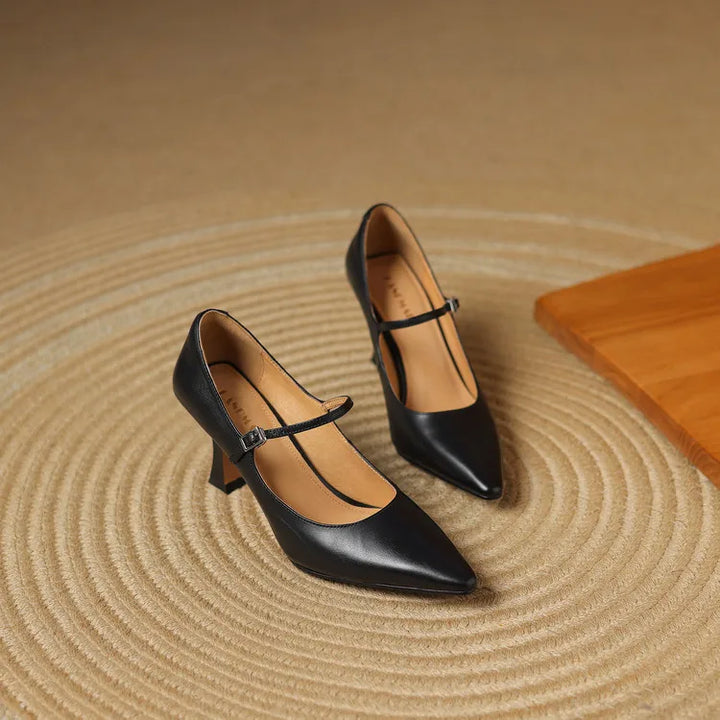 Dana Genuine Leather Heels