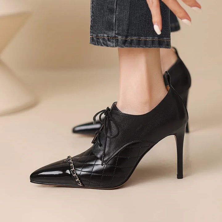 Monroe Genuine Leather Heels