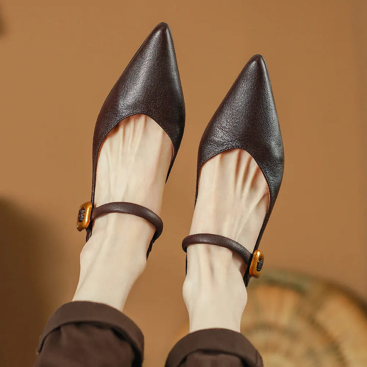 Juliette Genuine Leather Heels