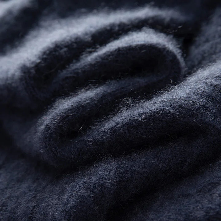 Graham Cashmere Zip Sweater
