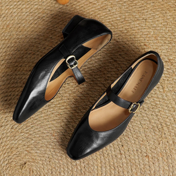 Nessa Genuine Leather Heels