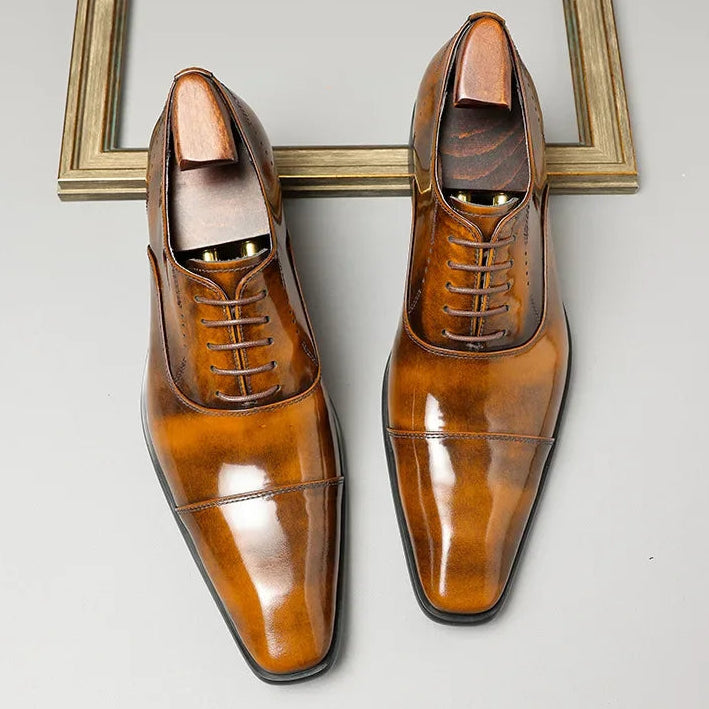 Luciano Patent Leather Oxford