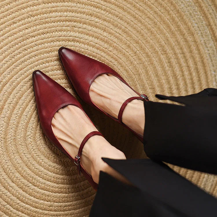 Dana Genuine Leather Heels