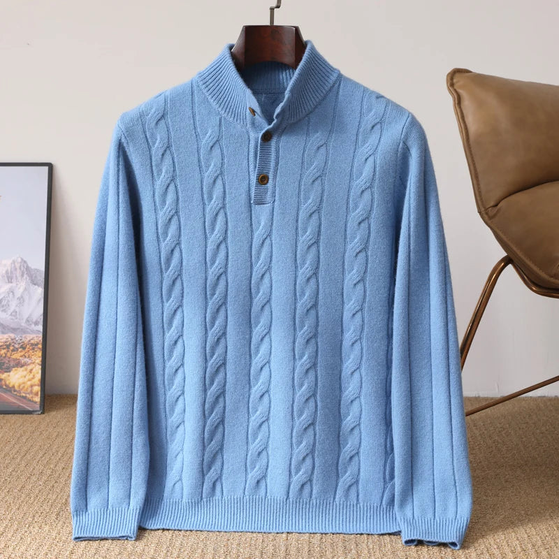 Alden Merino Button Sweater
