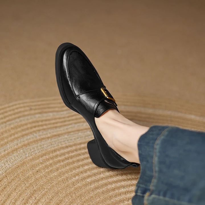Caroline Genuine Leather Heels