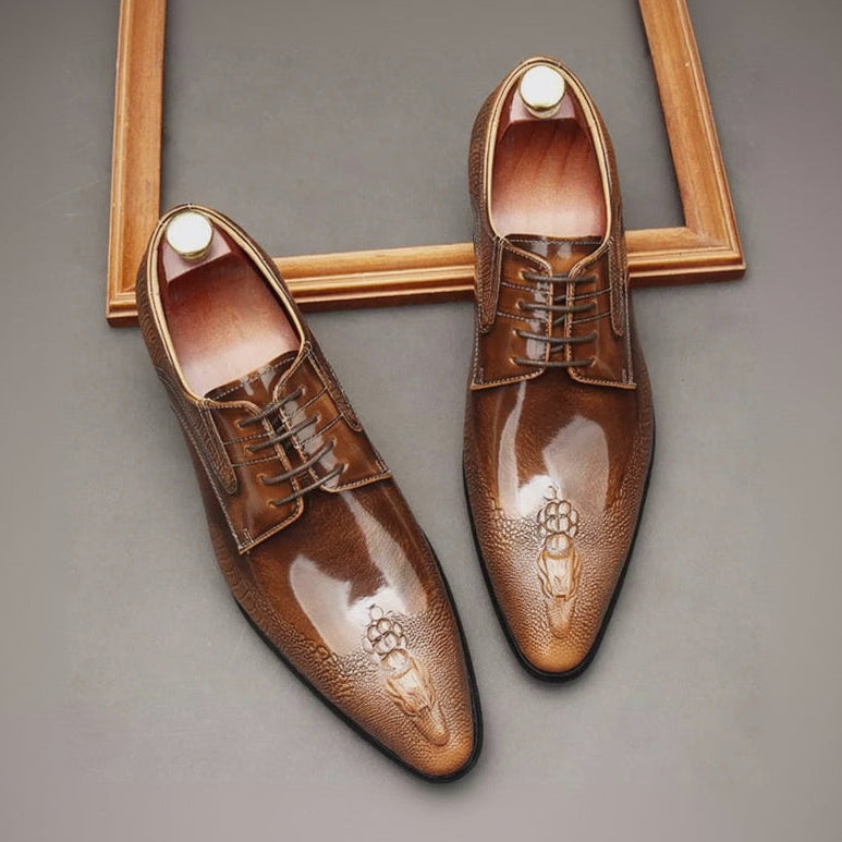 Zanetti Genuine Leather Oxford