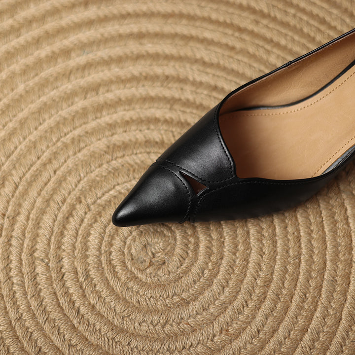 Maya Genuine Leather Heels