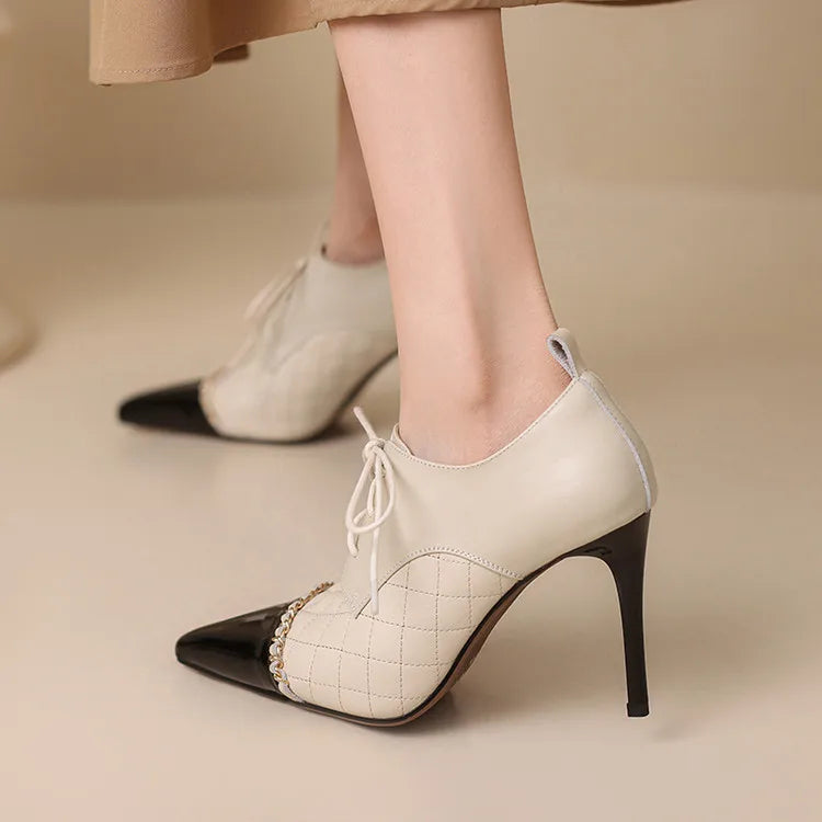 Monroe Genuine Leather Heels