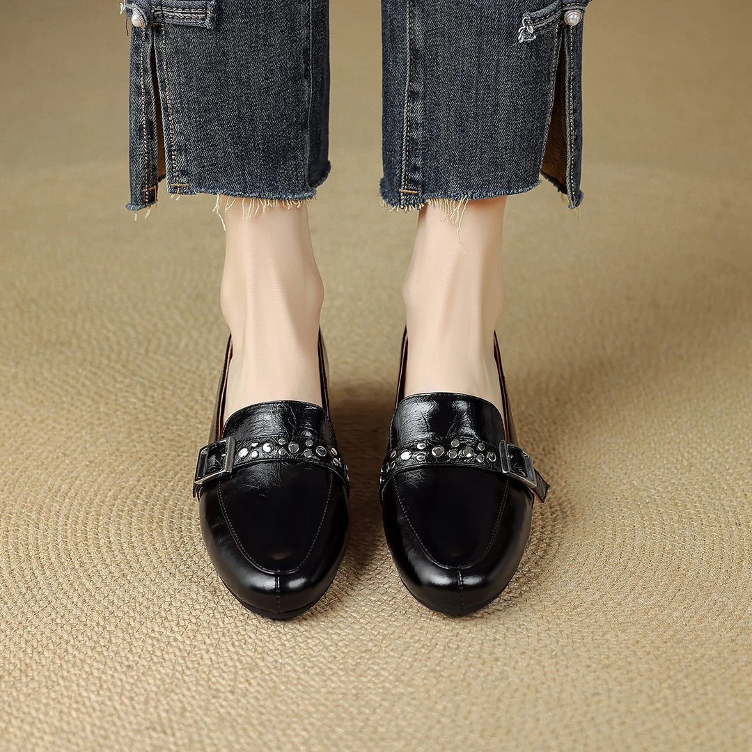 Clara Genuine Leather Loafers