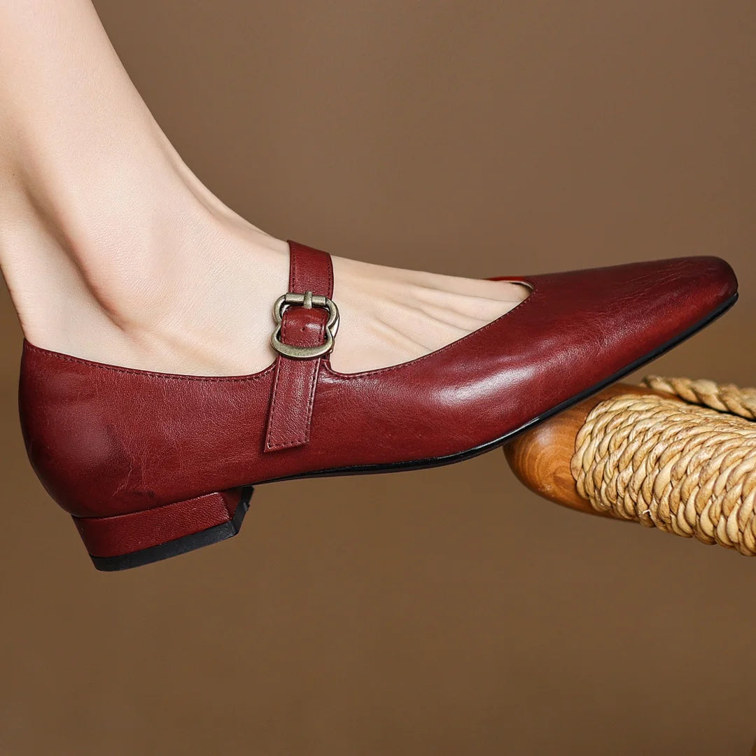 Nessa Genuine Leather Heels