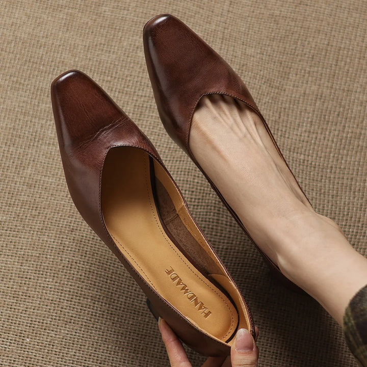 Renee Genuine Leather Heels