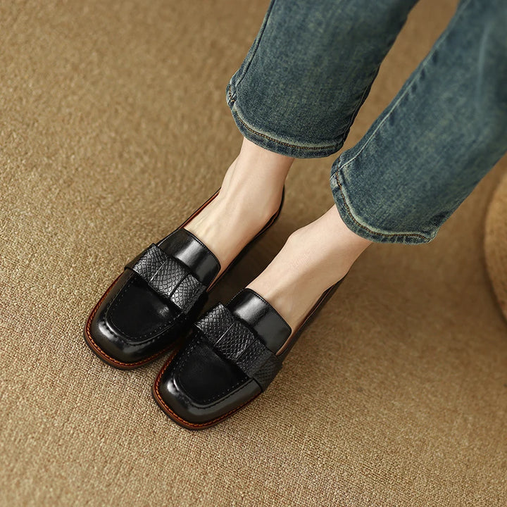 Maribel Genuine Leather Heels
