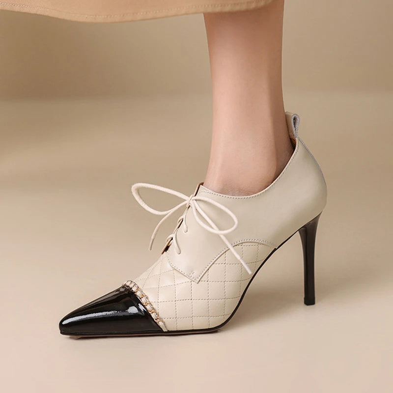 Monroe Genuine Leather Heels