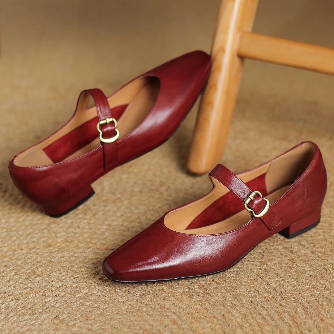 Nessa Genuine Leather Heels