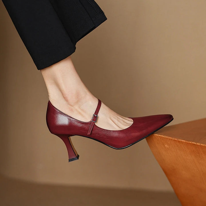 Dana Genuine Leather Heels