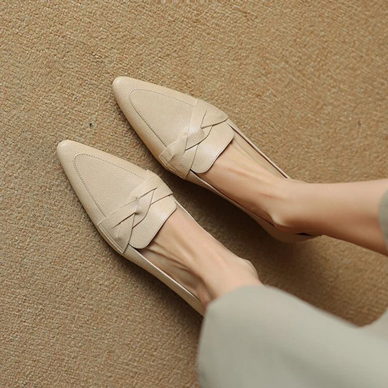 Celeste Genuine Leather Loafers