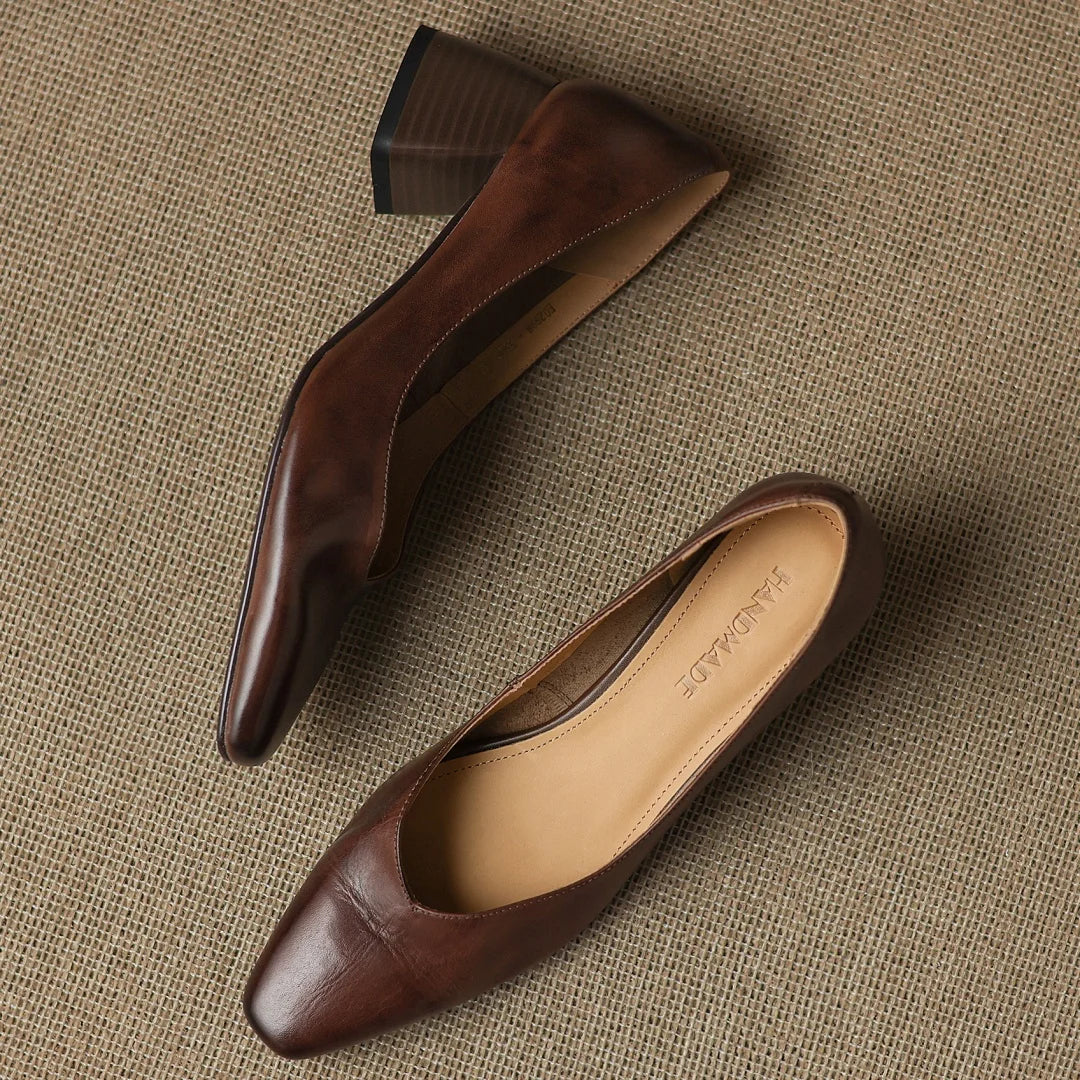 Renee Genuine Leather Heels