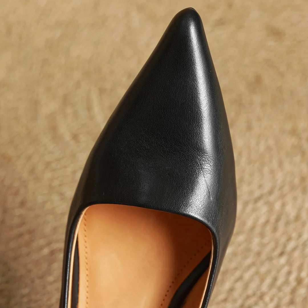 Rhea Genuine Leather Heels