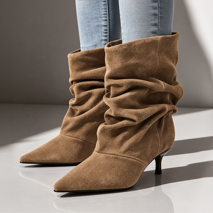 Marlowe Suede Slouch Boots