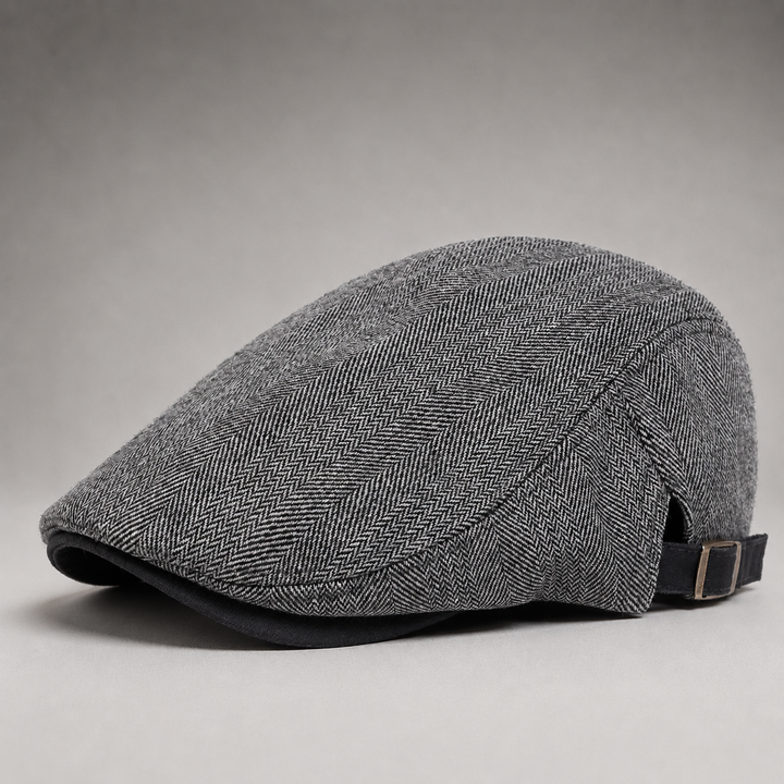 Windsor Herringbone Driving Cap
