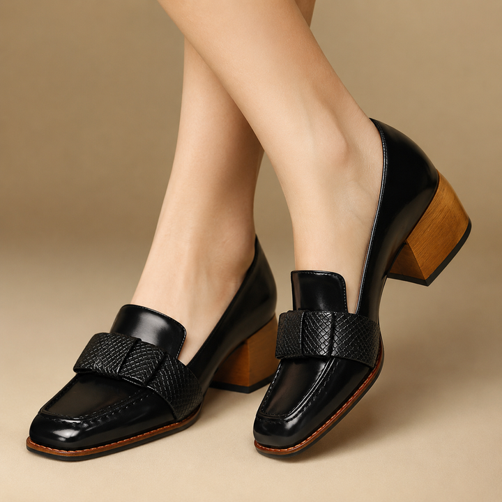 Maribel Genuine Leather Heels