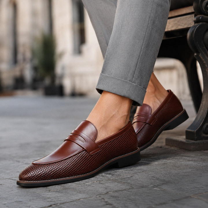 Marcelli Leather Loafers