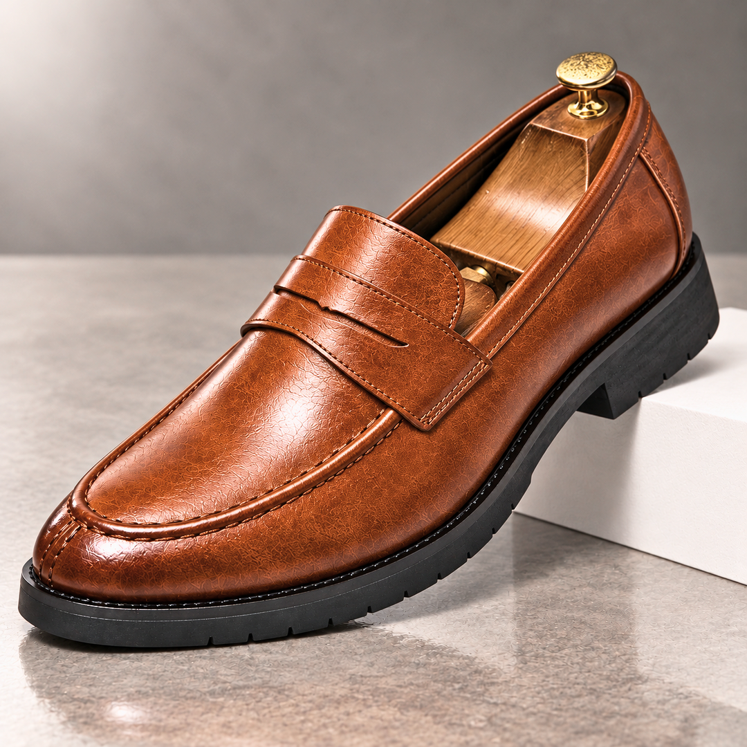 Salvino Leather Loafers