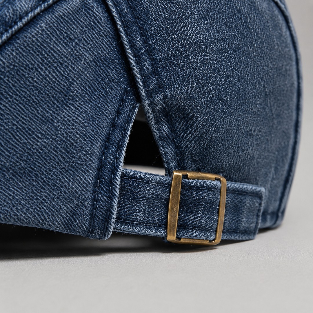 Briar Denim Driving Cap